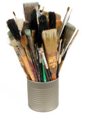 paintbrush holder